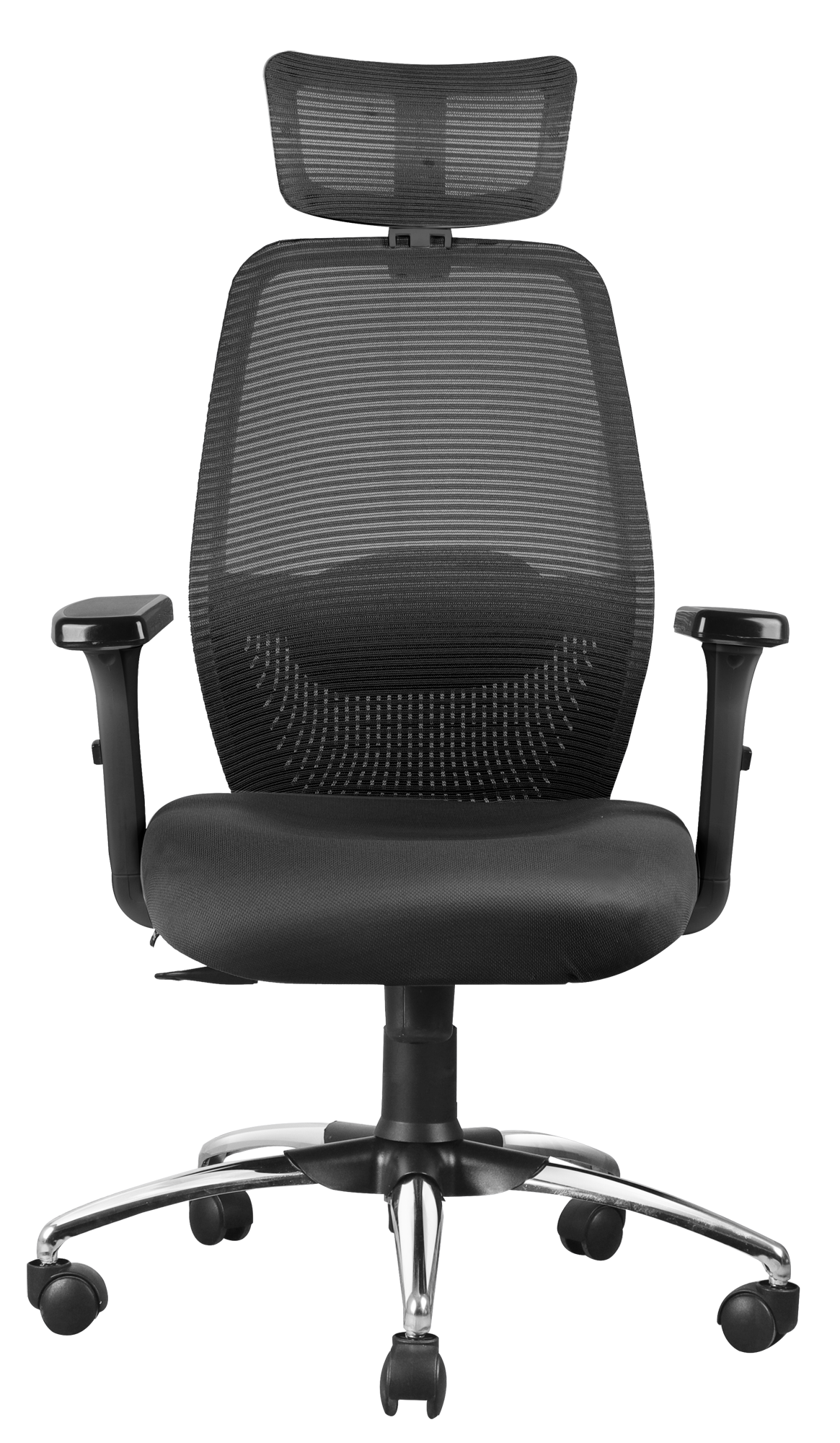 ASTRIDE Octave Ergonomic Office Chair for Home | 2D Adjustable Soft Armrest, 2D Headrest & 2D Lumbar Support | Single Tilt Lock Mechanism [Heavy Duty Chromium Metal Base]