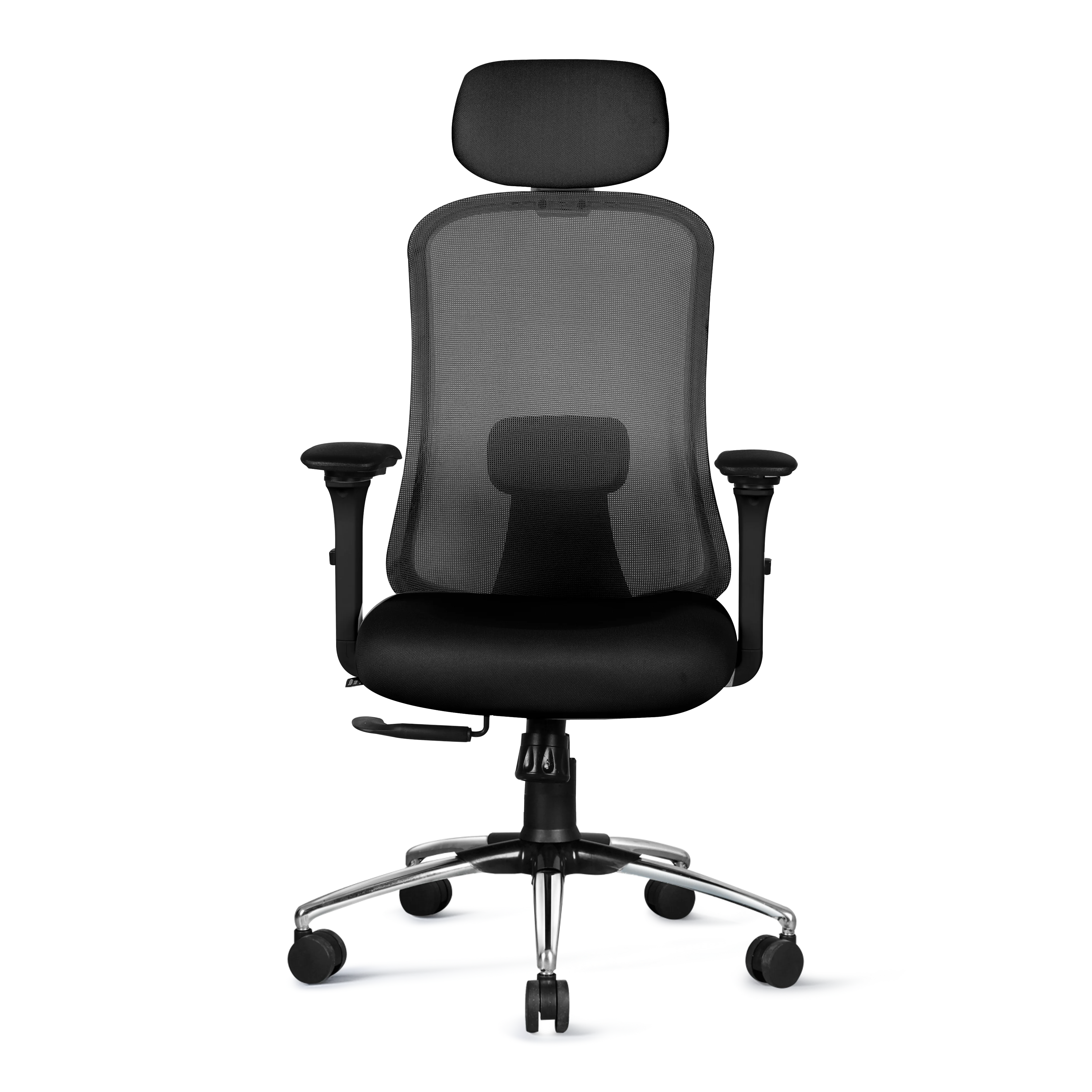 ASTRIDE Erizo Ergonomic Office Chair for Work | Smart 3 Position Multilock Mechanism | 4D Soft Armrest | Adjustable Headrest & Lumbar Support | 3 Years Warranty | Heavy Duty Metal Base